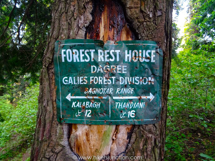 Dagri forest rest house board